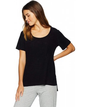 Tops Women's Brushed Terry Top - Black - CX188TNI6GD