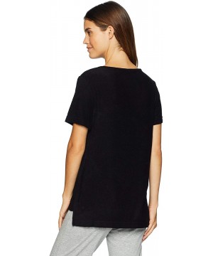 Tops Women's Brushed Terry Top - Black - CX188TNI6GD