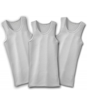 Undershirts Mens Athletic Undershirts - Heather Grey (3-pack) - CO120OFLOLV