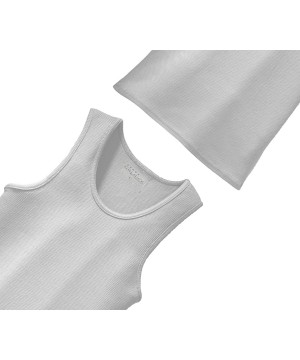 Undershirts Mens Athletic Undershirts - Heather Grey (3-pack) - CO120OFLOLV