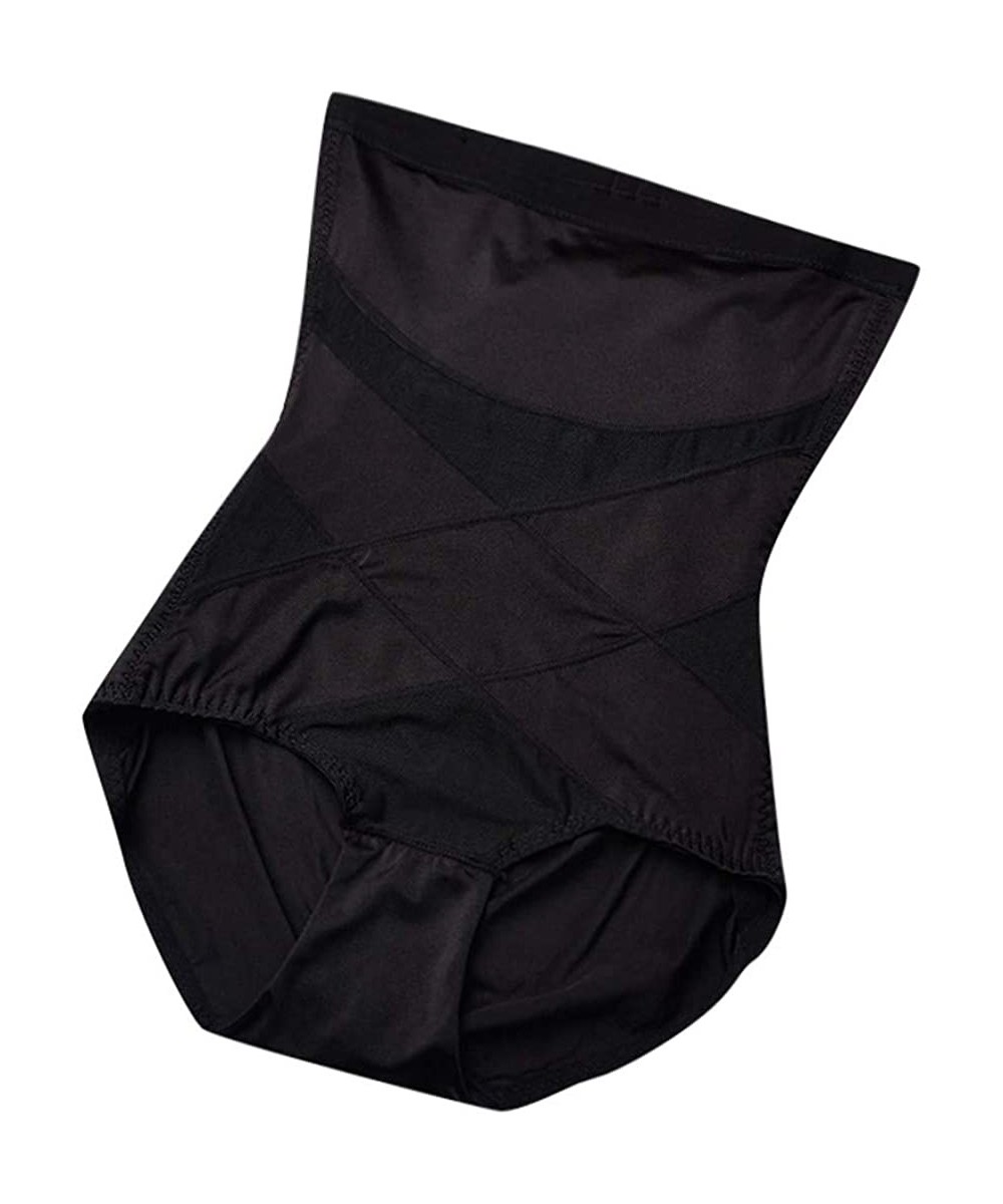 Shapewear 2019 Spring Deals!Women Shapewear Shorts High-Waist Panty Mid-Thigh Body Shaper Bodysuit - Black - C818OHMZ3GH