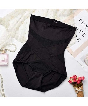 Shapewear 2019 Spring Deals!Women Shapewear Shorts High-Waist Panty Mid-Thigh Body Shaper Bodysuit - Black - C818OHMZ3GH