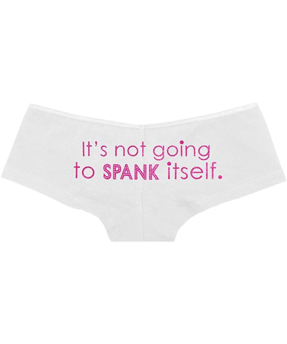 Panties Funny Sayings Panties for Women - Bride Panties - Bridal Shower Lingerie Gifts for Women - Ladies White Cheeky (Spank...