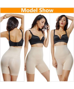 Shapewear Shapewear Shorts for Women Thigh Slimmer Slip Shorts Under Dress Tummy Control Panties Body Shaper - Beige-light Co...