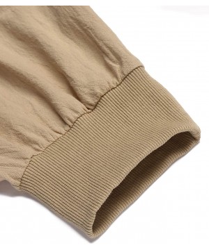 Sleep Bottoms Men Cotton Linen Yoga Pant Casual Drawstring Loose Fit Baggy Harem Pant - 3 - Khaki - CJ190X9AMQQ