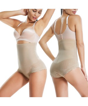 Shapewear Womens Tummy Control Shaping Panties High Waist Briefs Shapewear Butt Lifter Gridle Underwear - Nude -9 - CC18U7H23XD