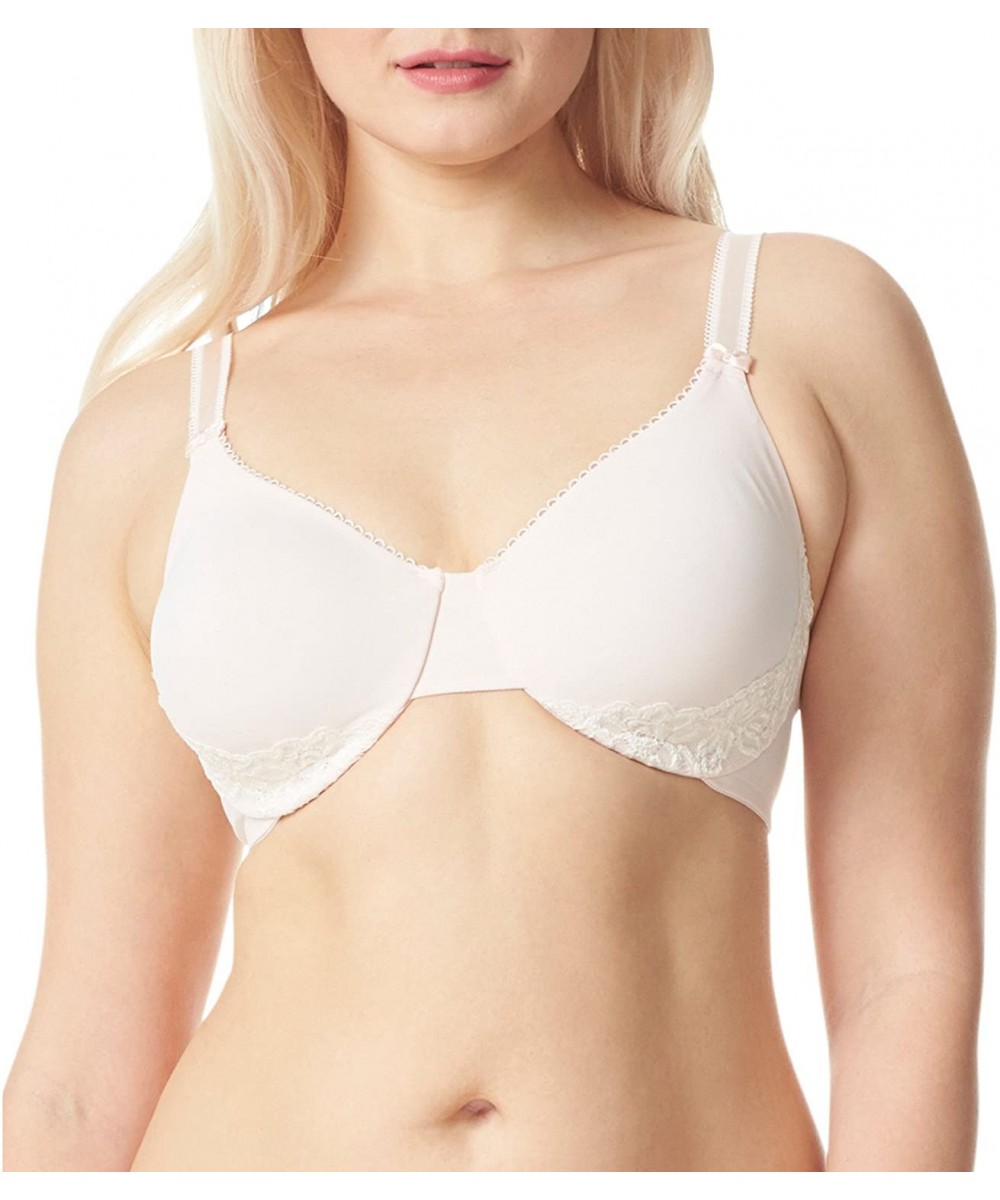 Bras Women's Luxury Lift Underwire Bra 35063 40DD Rosewater - C51808RC6TM