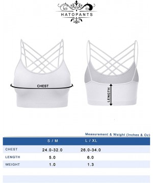 Shapewear Women's Novelty Bras Seamless Triple Criss-Cross Front Bralette Sports Bra - 102-ash Rose - CT18ETTYX0I