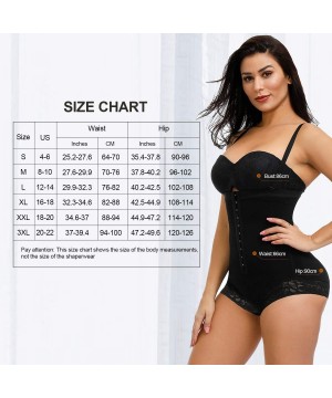 Shapewear Women's Open Bust Tummy Control Shapewear Thong High Waist Ladies Bodysuits - Dark - CD18ZC5XSW6