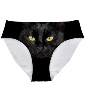 Panties Funny Mon Underwear Women Sexy Briefs Pants for Bachelorette Party Gift - Cat - CW18M3T4SQ4