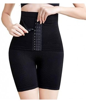 Shapewear Women Waist Trainer Tummy Control High Waist Shapewear Panties Butt Lifter Body Shaper - Black - CB1927LSMS9