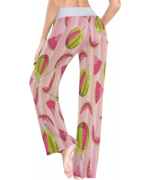 Bottoms Womens Pajama Lounge Pants Pink Cherry Blossom Sakura Flower Tree Wide Leg Casual Palazzo Pj Sleep Pants Girls - 3d P...