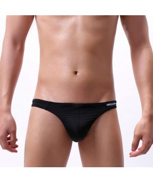 G-Strings & Thongs Sexy Men Thongs Low-Rise Breathable Underwear G Strings T-Back Bikini Briefs Tanga Panties Cueca Jockss - ...