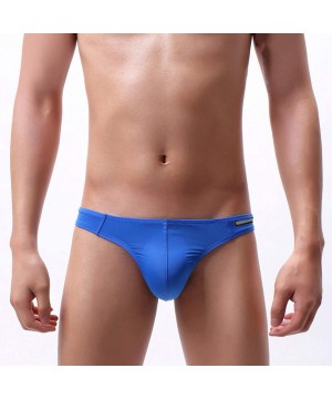 G-Strings & Thongs Sexy Men Thongs Low-Rise Breathable Underwear G Strings T-Back Bikini Briefs Tanga Panties Cueca Jockss - ...