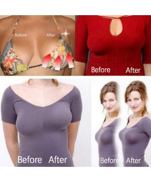 Accessories Adhesive Bra Invisible Bra-Breast Lift Tape Reusable Breast Pasties Nippleless Covers for Women - A Khaki - C4196...