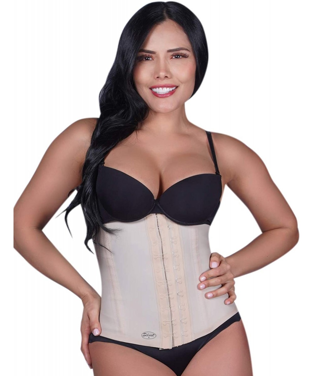 Shapewear F20N/F21 Faja Colombiana Cinturilla Latex | Colombian Latex Waist Trainer Corsets Weight Loss Body Shaper - Nude - ...