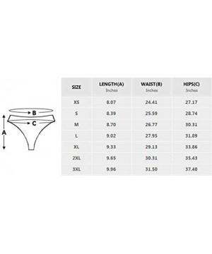 Panties Women's T-Back Thongs Dinosaur Cartoon Comfort Panty Underwear(XS-3XL) - Style 4 - CF18QTHKHC2