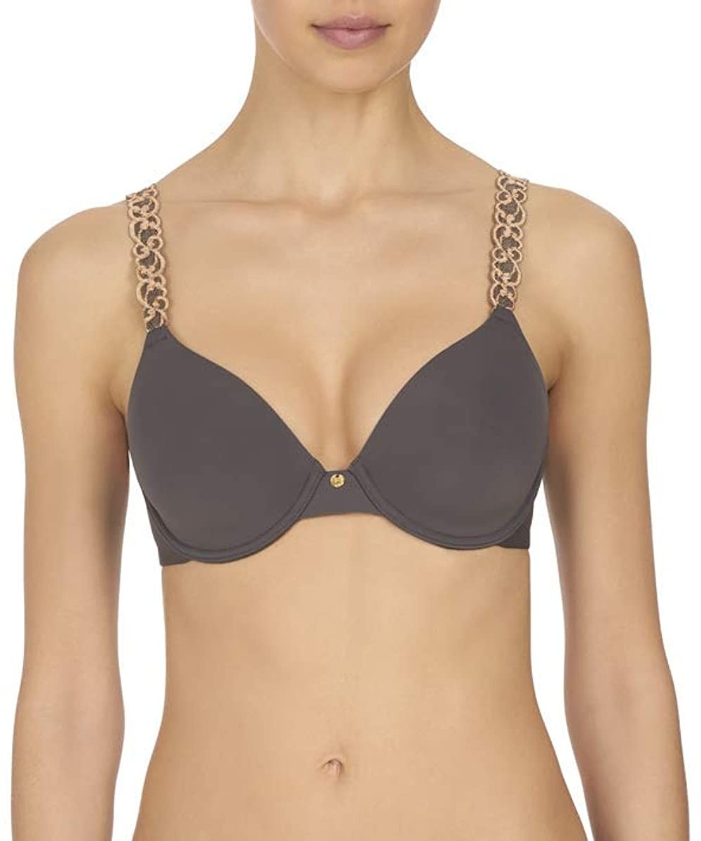 Bras Pure Luxe Custom-Coverage Contour Bra - Basalt/Pecan - CF18YLDXCLT