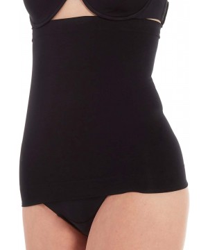 Shapewear Women's Seamless Non Slip Belly Band Waist Cincher Shapewear - Black - CE11DN6H7J7