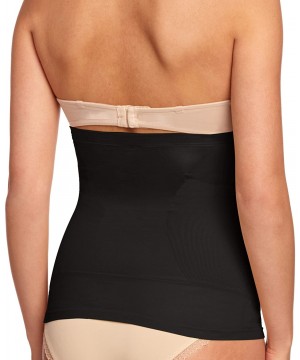 Shapewear Women's Seamless Non Slip Belly Band Waist Cincher Shapewear - Black - CE11DN6H7J7