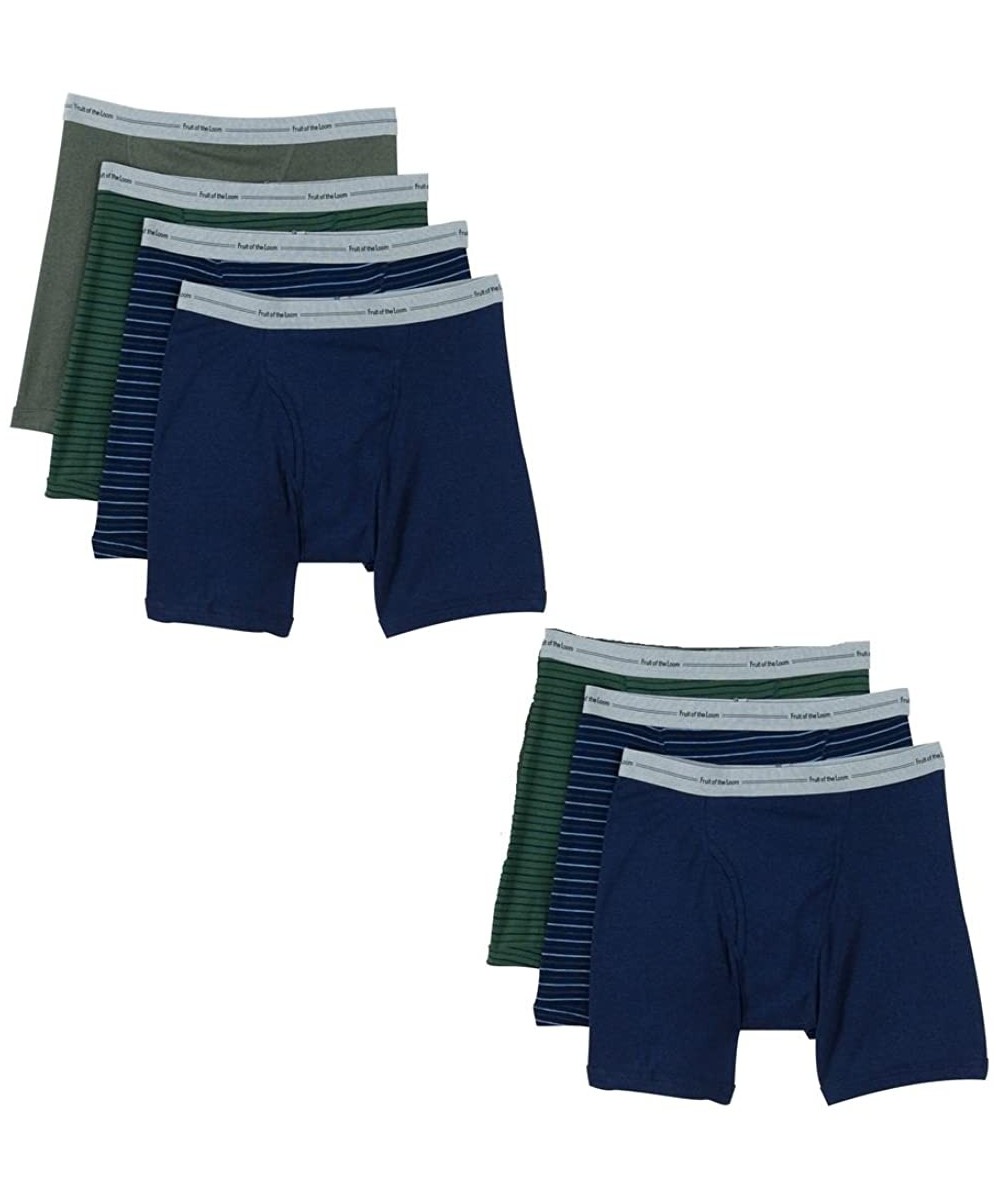 Boxer Briefs Men's Boxer Briefs (Pack of 4) - Stripes & Solids - CI11AQRCLJV