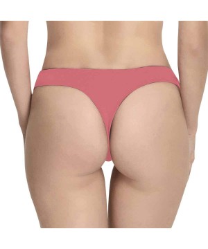 Panties Personalized Women's Face Thong- Photo on Novelty Underpants This Belongs to Me Red - Multi 11 - CI198CA2T3C