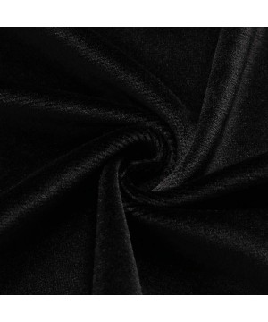 Robes Men's Winter Plush Long Sleeve Shawl Collar Fleece Soft Velveteen Full Length Bathrobe Loungewear Robe - Black - CC193O...