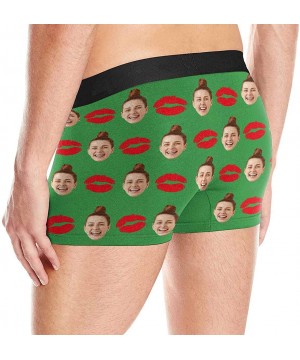 Boxers Custom Face Boxers Property of Girlfriend Face White Personalized Face Briefs Underwear for Men - Multi 9 - C018A4X28DR