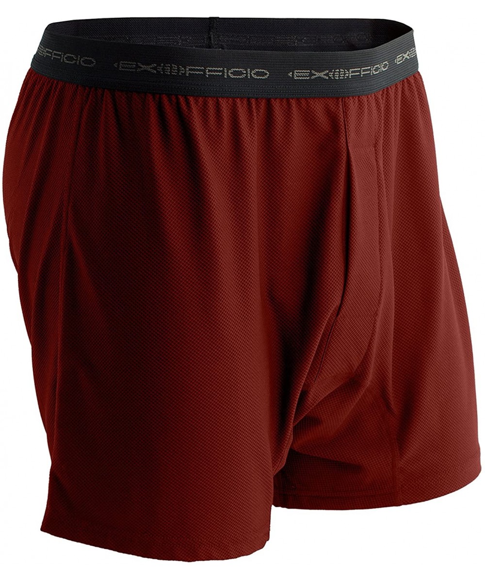 Boxer Briefs Men's Give-n-go Boxer Single Pack - Bolero Red - CZ1827MNHZ8