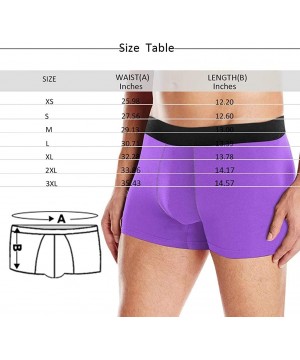 Boxer Briefs Custom Face Hug My Treasure Stripes Men's Boxer Briefs Underwear Shorts Underpants with Photo(XS-XXXL) - Multi14...