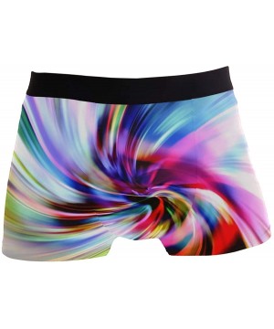 Boxer Briefs Tie Dye Men's Boxer Briefs Regular Soft Breathable Comfortable Underwear - B03 - CF18U8MY9XS