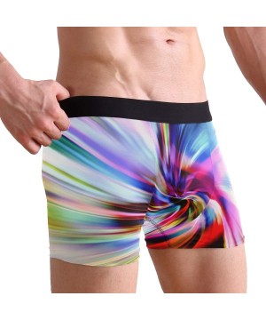 Boxer Briefs Tie Dye Men's Boxer Briefs Regular Soft Breathable Comfortable Underwear - B03 - CF18U8MY9XS