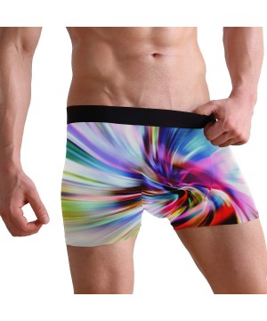 Boxer Briefs Tie Dye Men's Boxer Briefs Regular Soft Breathable Comfortable Underwear - B03 - CF18U8MY9XS