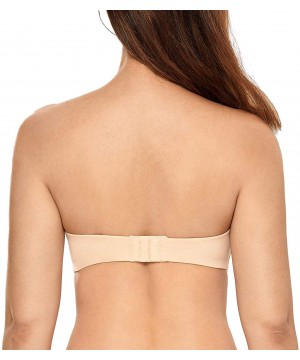 Bras Women's Seamless Invisible Underwire Minimizer Strapless Bra for Large Bust - Beige - C618TTSKMDQ