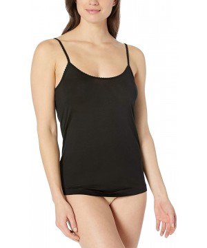 Camisoles & Tanks Women's Silk Camisole - Black - CM18OZ4QTXC