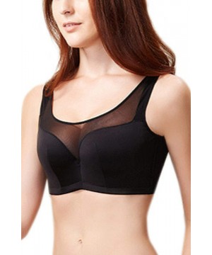 Bras Underwire Full Coverage Bras for Women - Back Support Bra Cami Bra Tshirt Bra - Black - CC18E36NKW5