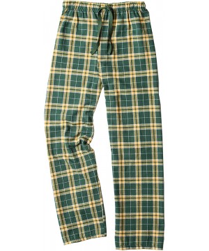 Bottoms Flannel Pant Green/Gold - CO12E4X9FUV