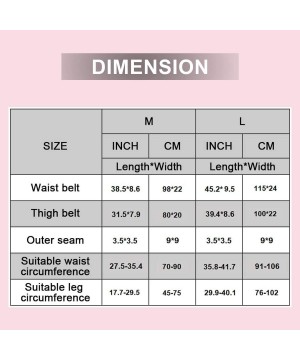 Shapewear Sweat Waist Trimmer for Women- Butt Thigh Waist Trimmer Sauna Effect - CQ19975QG8Z