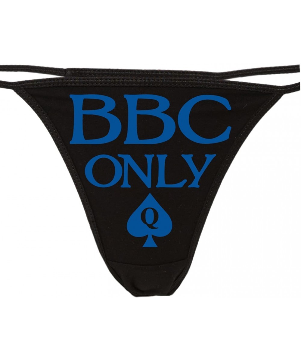 Panties BBC Only Queen of Spades Thong Panties - Big Black Cock Only for QofS Underwear - Royal Blue - CK187K44XHL