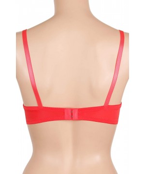 Bras Women's Demi Cup Strapless Bras (Packs of 6) - 16 (Push Up) - C318AIOD63Q