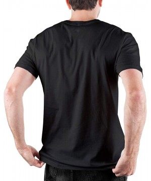 Undershirts Lil Skies Men's Short Sleeve T-Shirts Crew Neck Cotton Casual Tee Undershirt Black - Black - CM19DATXA9D