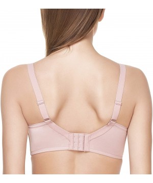 Bras Women's Demi Cup Breathable Hole Wire-Free Low Impact Sports Bra - Pink - CA18HCUOSOI