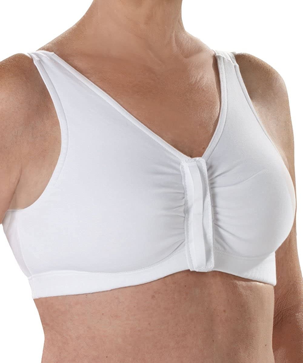 Bras Arthritic Front Closing Bra Arthritis Clothing for Women - White - CF11ADKHGHD