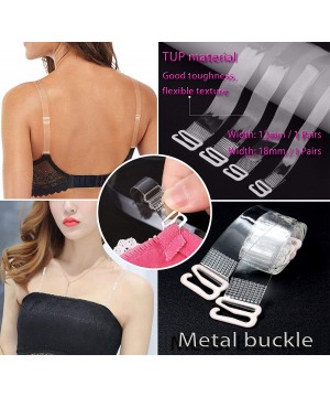 Accessories Bra Strap Clips sets-Bra Extenders-Bra Strap Holders Cleavage Control Non Slip Conceal Bra Back Straps Clip - 20 ...