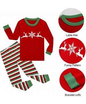 Sleep Sets Family Christmas Holiday Matching Pajamas Set - Color 1-kid - C618Z2EO5DX