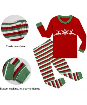 Sleep Sets Family Christmas Holiday Matching Pajamas Set - Color 1-kid - C618Z2EO5DX