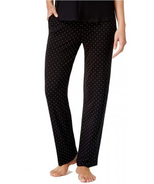 Bottoms Rayon Pajama/Lounge Pants - Pin Dot - C019C3L62YZ