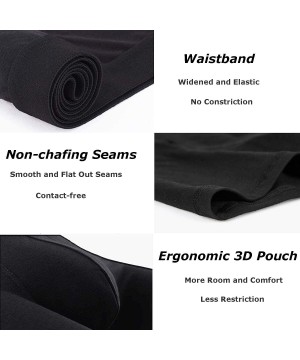 Boxer Briefs Mens Boxer Briefs 4-5 Pack Stretch Comfortable Breathable No Ride up Cotton Underwear - Black/Black/Black/Black ...