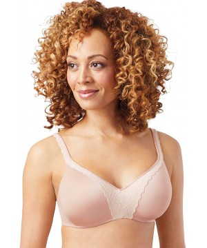 Bras Women's One Smooth U Post Surgery Comfort & Support Wirefree Bra - Nude Lace - C018WSUMT9L