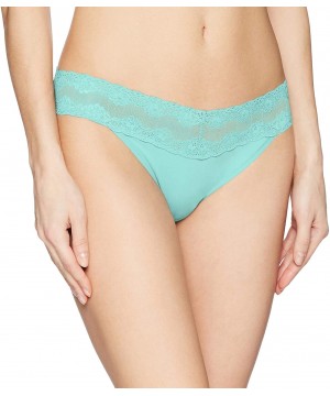 Panties Women's Bliss Perfection Thong - Aqua Haze - C718WT5A4T8